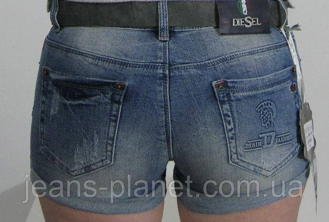 Шорты женские джинсовые короткие с низкой посадкой 27 размер — изображение 2