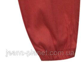 Джинсы женские летние с боковыми карманами пояс и низ на резинке — изображение 5