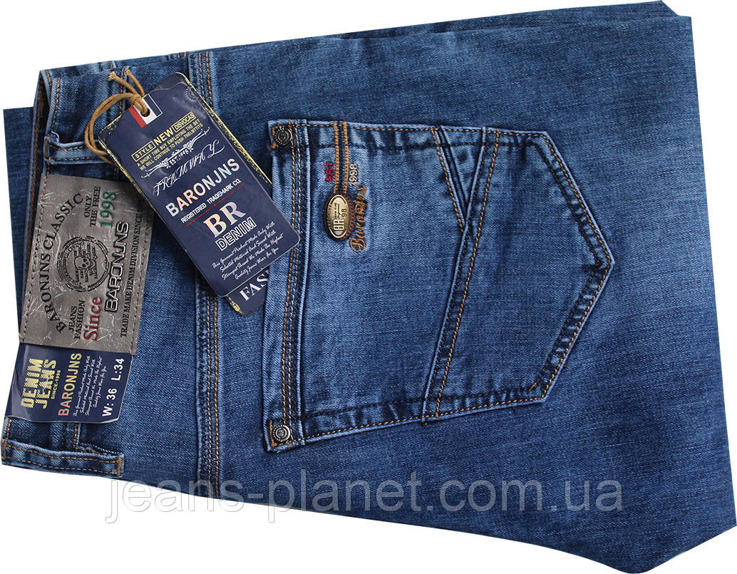 Джинсы мужские классического покроя Baron 36 размер — изображение 3