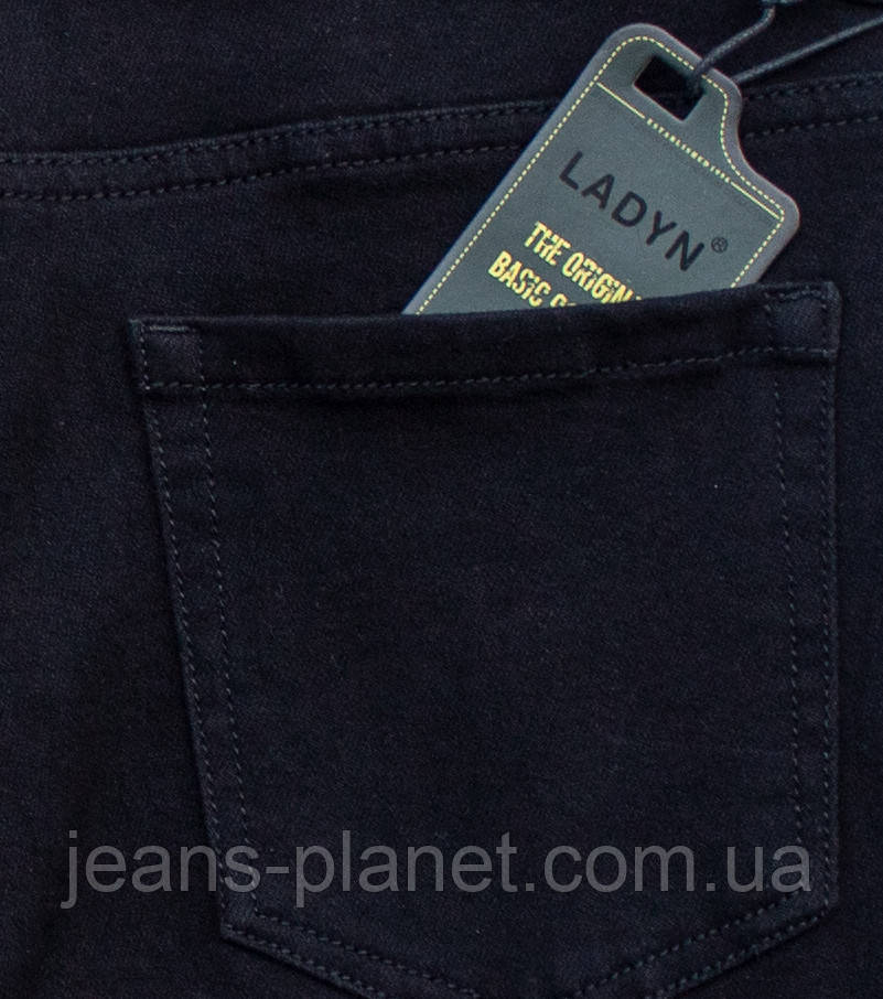 Джинсы женские классические Mom чёрного цвета Lady N — изображение 5