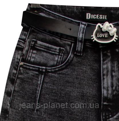 Модные женские джинсы Мом цвет серый графит Dicesil — изображение 6