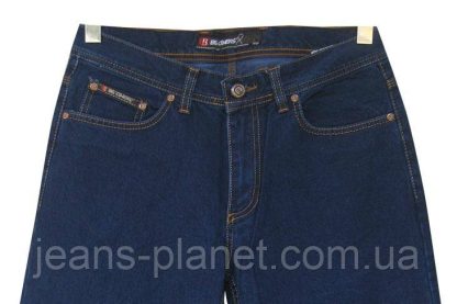 Джинсы мужские классические прямые синие Big Covers стиль Wrangler — изображение 3