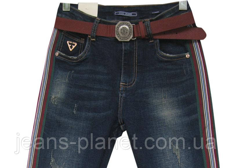 Джинсы женские бойфренд Cudi с лампасами на боках 26-27 размер — изображение 2