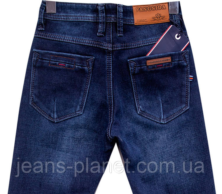 Джинси модні утеплені дичячі на хлопчика Fangsida — изображение 3