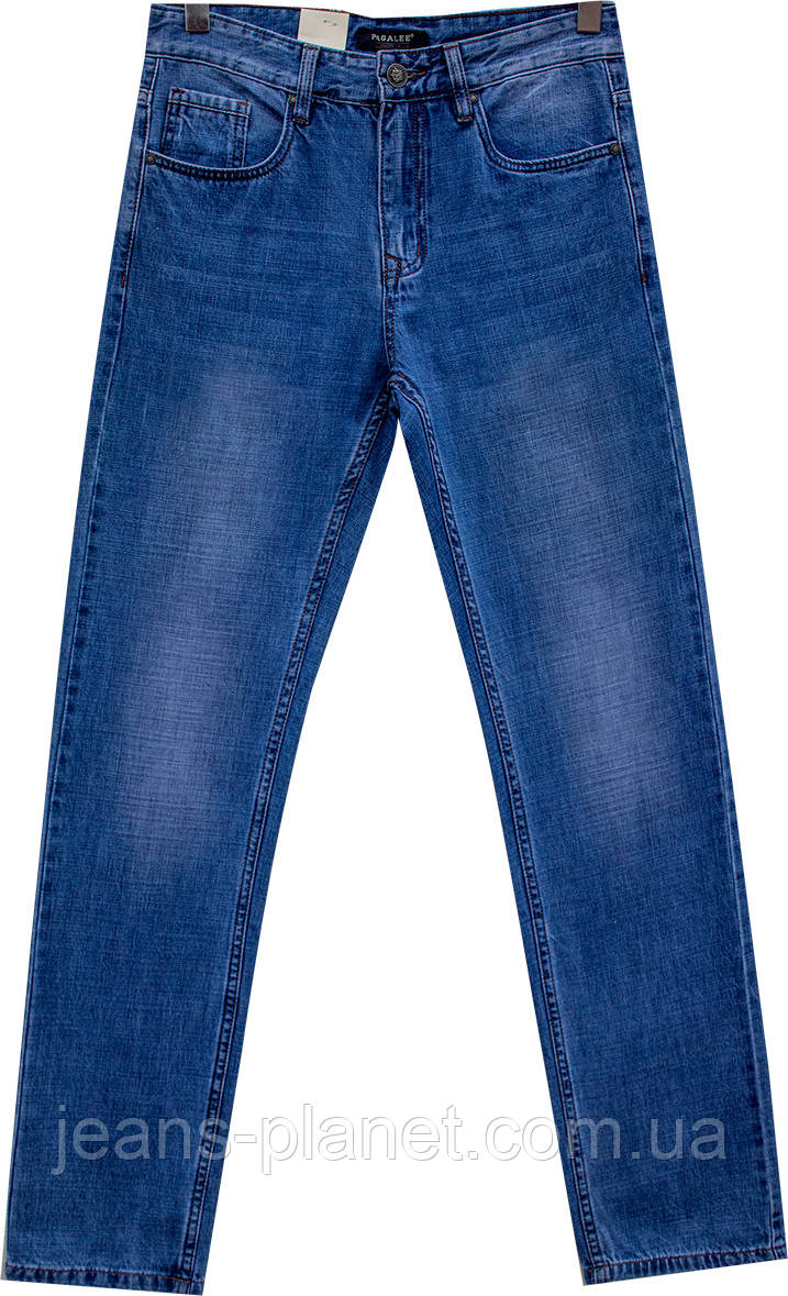 Джинси чоловічі класичні прямі світло-синього кольору 32 розмір — изображение 6