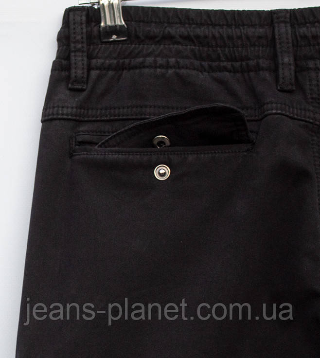 Чоловічі зимові джинси джогери карго ITENO чорного кольору — изображение 5