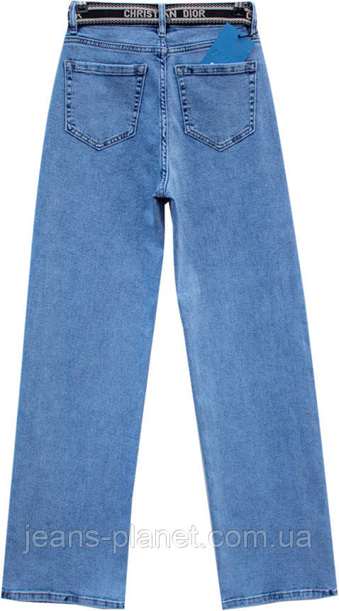 Модні жіночі джинси палацо з розрізами 29 розмір — изображение 3