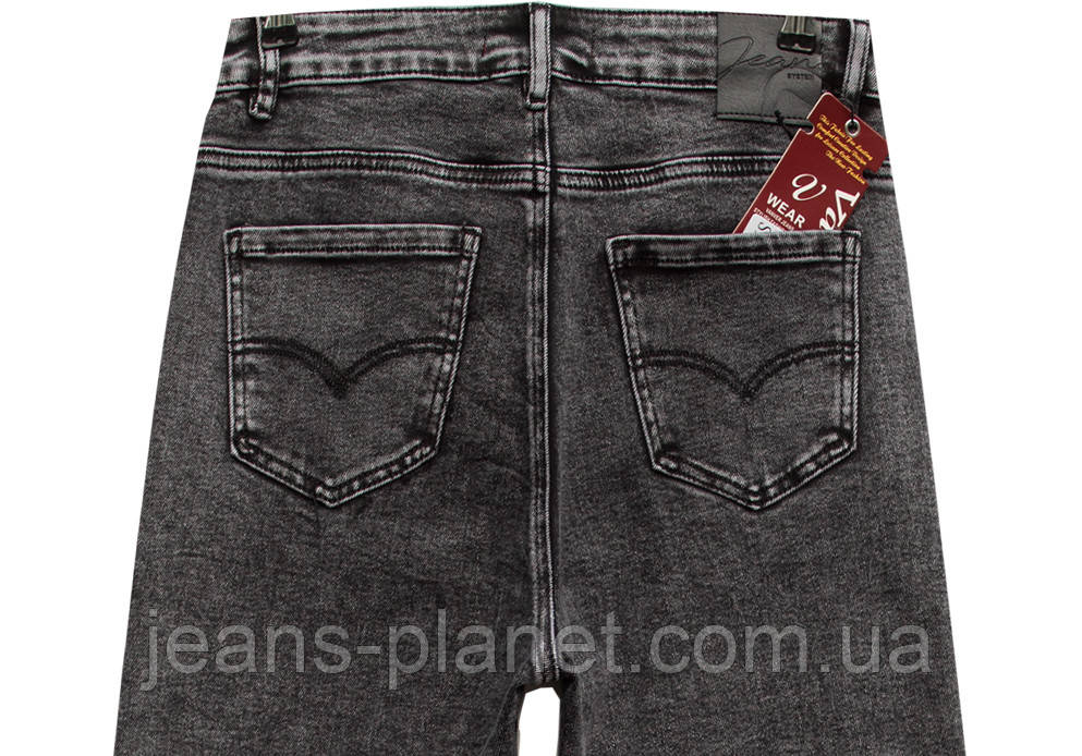 Джинси жіночі класичні прямі Vanver колір сірий графіт — изображение 7