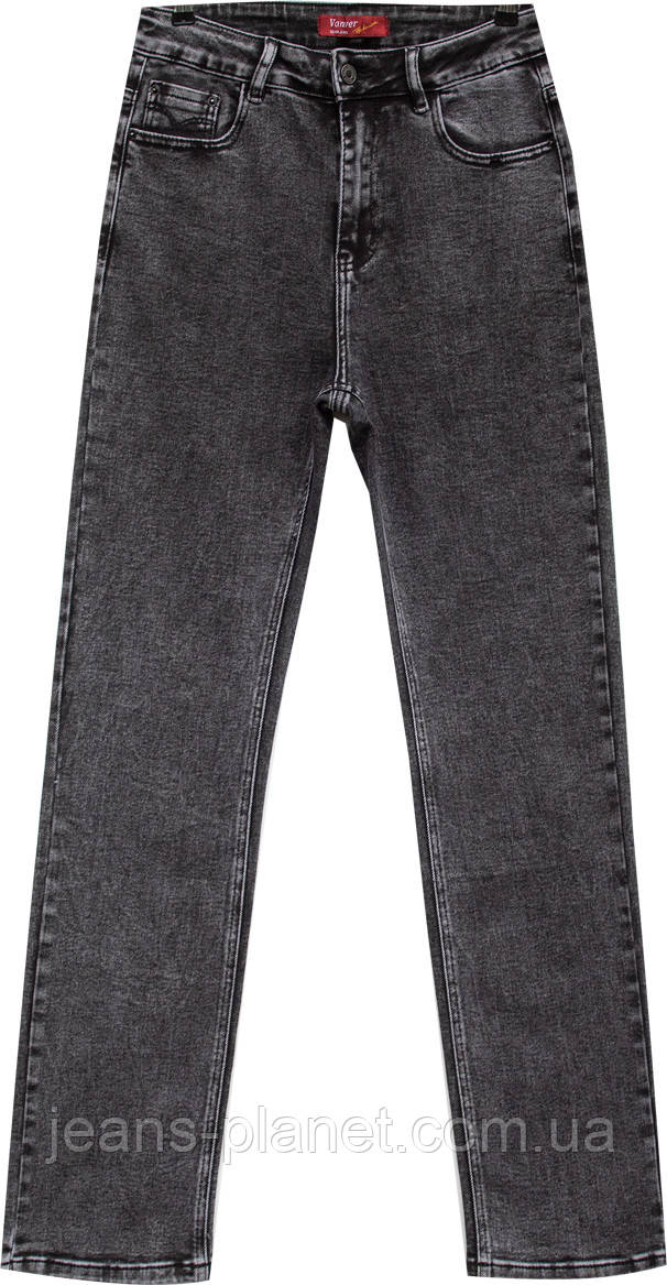 Джинси жіночі класичні прямі Vanver колір сірий графіт — изображение 4