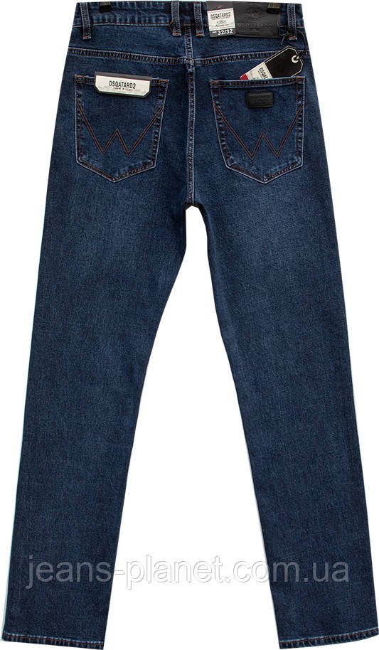 Джинси чоловічий класичні темно-синього кольору Dsqatard — изображение 2