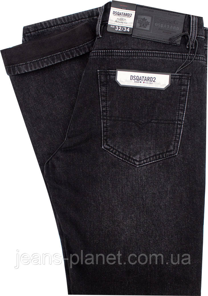 Джинси чоловічі зимові класичні сірого кольору Dsqatard — изображение 6