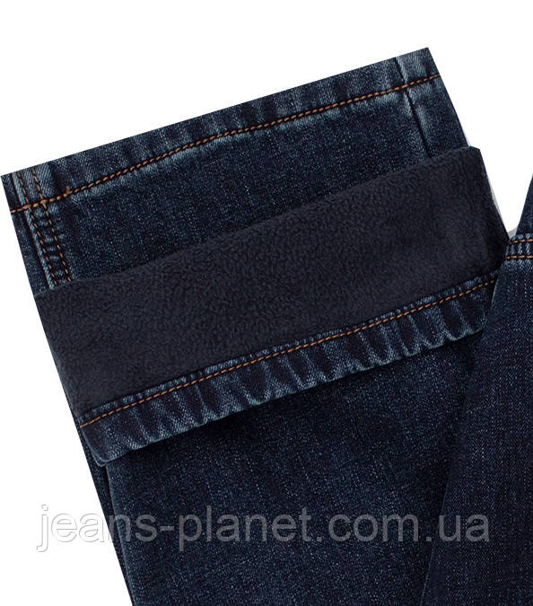 Джинси чоловічі зимові класичні темно-синього кольору Dsqatard -2311 — изображение 3