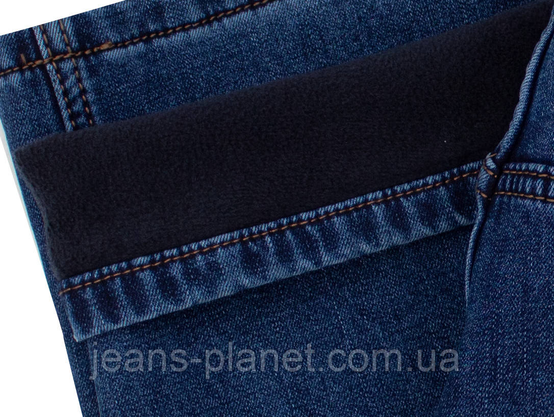 Джинси чоловічі класичні утеплені на флісі Dsqatard - 2288 — изображение 3