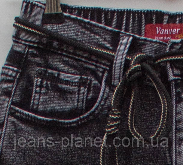 Джинси жіночі завужені утеплені Vanver графітного кольору 32 розмір — изображение 7