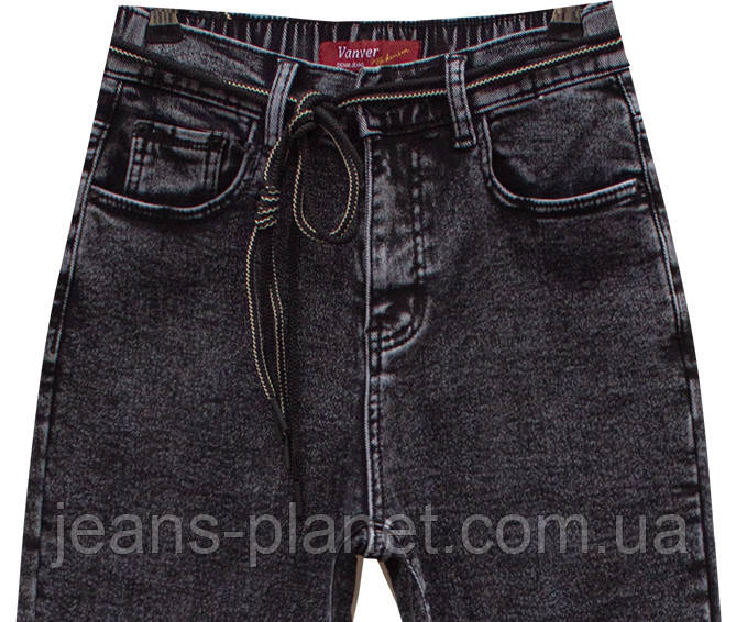 Джинси жіночі завужені утеплені Vanver графітного кольору 32 розмір — изображение 5