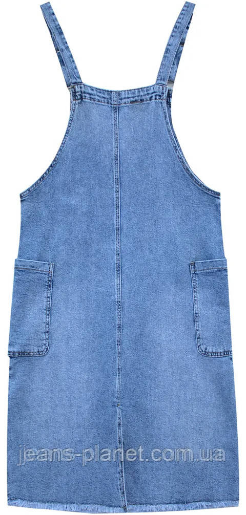 Модний жіночий джинсовий комбінезон сарафан LDM — изображение 6