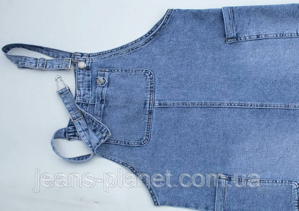 Модний жіночий джинсовий комбінезон сарафан LDM — изображение 3