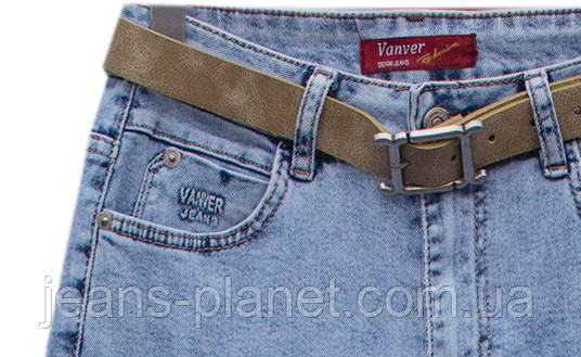 Джинси жіночі класичні прямі з високою посадкою Vanver Весна-25 — изображение 4