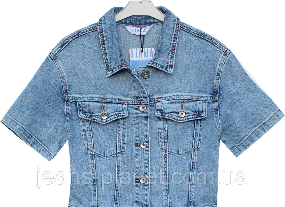 Модна джинсова сукня прямого крою на гудзиках Liana — изображение 5