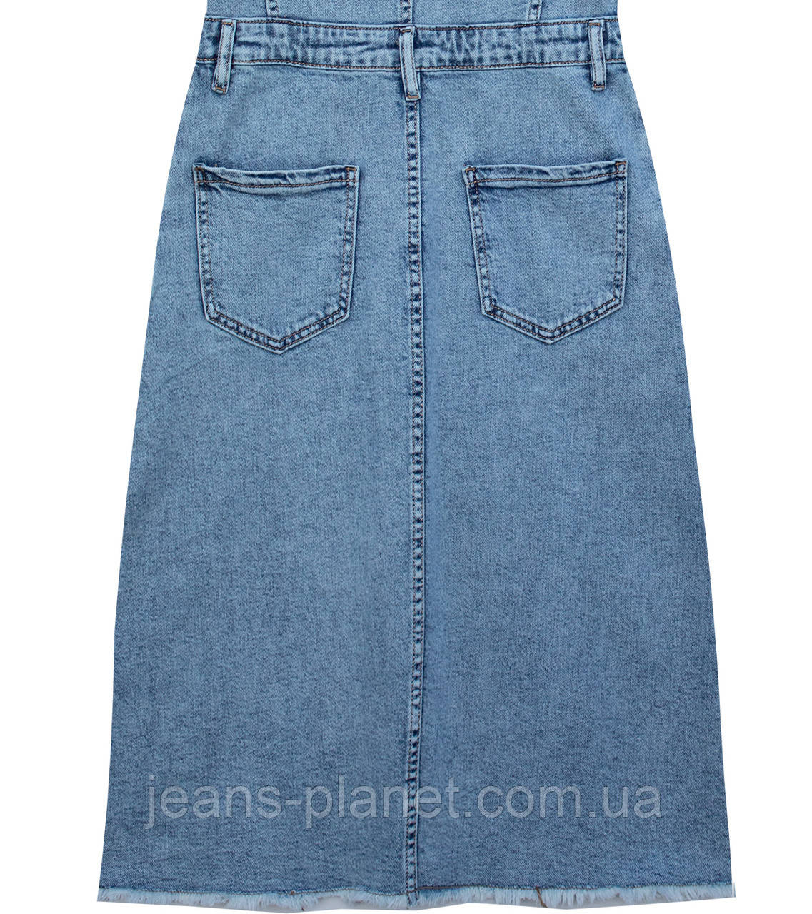 Модна джинсова сукня прямого крою на гудзиках Liana — изображение 7