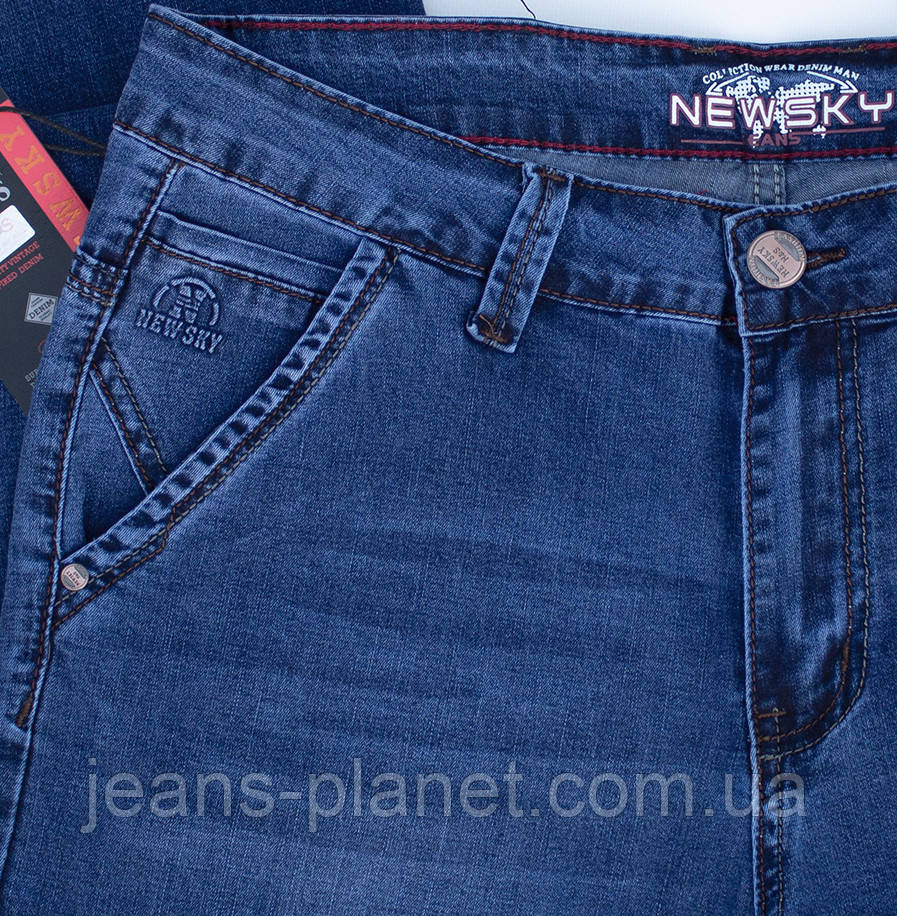 Чоловічі класичні літні джинси New Sky з косими кишенями — изображение 6