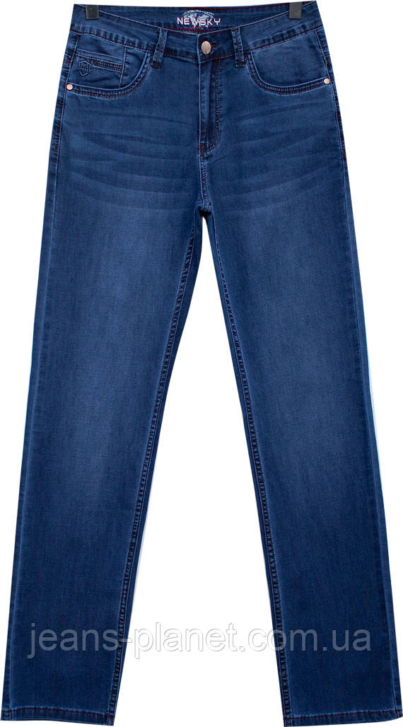 Якісні класичні чоловічі літні джинси New Sky — изображение 7