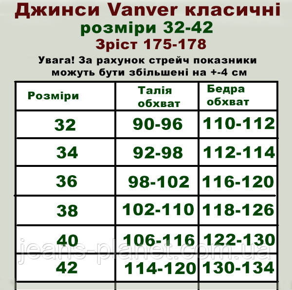 Джинси жіночі класичні прямі з високою посадкою Vanver синій колір 8283 — изображение 2